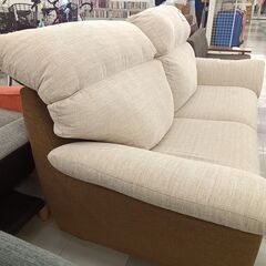 ★ジモティ割あり★  二人掛けソファ 白 H92×D88×W193 クリーニング済み TC011 ☆ジモティ割あり☆ 二人掛けソファ 白 H92×D88×W193