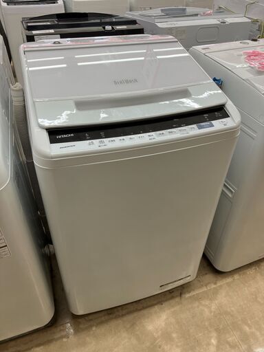 HITACHI 日立 8kg洗濯機 2019 BW-V80E No.1709● ※現金、クレジット、スマホ決済対応※
