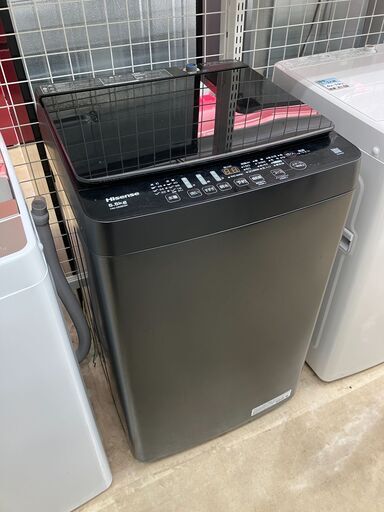 高年式 Hisense ハイセンス 65.5㎏洗濯機 2022 HW-G55E2K No.1615● ※現金、クレジット、スマホ決済対応※