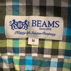 BEAMSのメンズシャツ Mサイズの画像