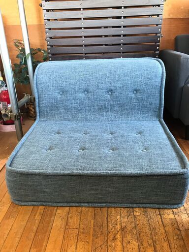 ★値下げしました！！【FU789】★Yogibo Modju （ヨギボー モジュ ） インディゴ   ライトブルー   1人用ソファー 家具  クリーニング済 堺市 深井【ジャングルジャングル深井店】