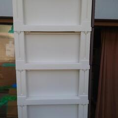 プラスチックチェスト 4段 収納家具 タンス 衣類収納の画像