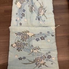 無印良品カバー付　座布団2点の画像