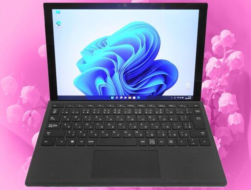 【安心・安全】Surface Pro第7世代  軽量薄型766g  爆走M.2NVMeSSD搭載 ✨クールに光るキーボード✨ Webカメラ Bluetooth タッチパネル搭載 オフィス2021
