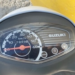 セル1発始動❗️安心のFiモデル⭐️レッツ4 SUZUKI⭐️タイヤ新品❗️原付　スクーター　50ccの画像