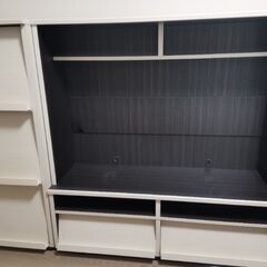 テレビボード 〜40インチ 収納棚 ホワイトの画像