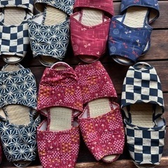 和風スリッパ15足の画像