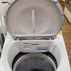 SHARP 2021年製 たて型洗濯乾燥機 EX-TX8F-Wの画像