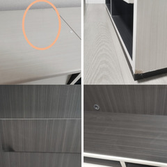 テレビボード 〜40インチ 収納棚 ホワイトの画像