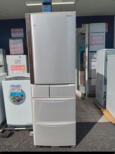 ★【パナソニック】5ドア冷蔵庫  2017年製  411L ［NR-E412V-N］キッチン家電  【3か月保証★配達に設置込】ラインのお友達追加で3%OFF