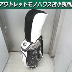 ゴルフ キャディバッグ PING KARSTEN CB-C202 4分割 ホワイト×ブラック 中古 PING 苫小牧西店