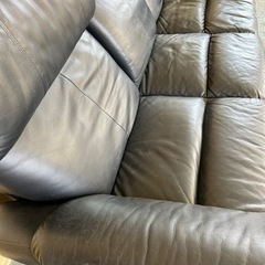 電動リクライニング　ソファーの画像