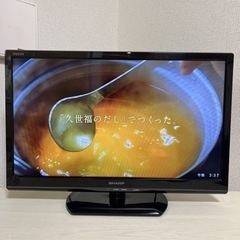 ［取引完了］SHARP シャープ　AQUOS アクオス24型テレ...