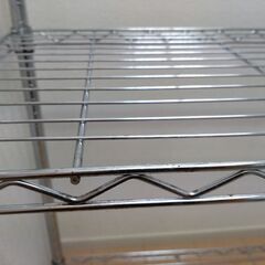 ルミナスラック3段 幅80cmx奥行40cmx高さ140cm可動式棚付きの画像