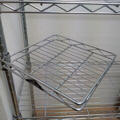 ルミナスラック3段 幅80cmx奥行40cmx高さ140cm可動式棚付きの画像