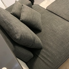 LOWYA 2人掛けカウチソファ(幅120cm)の画像