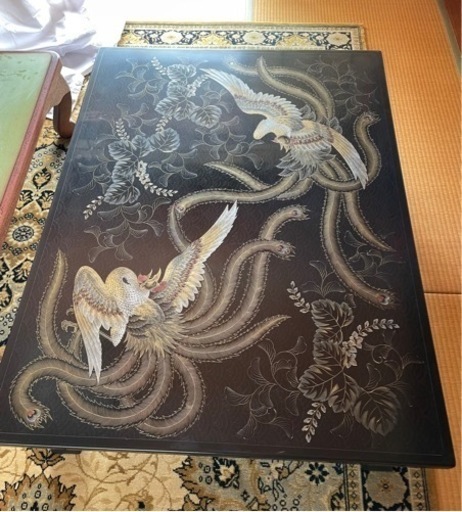 輪島塗　テーブル　鳳凰