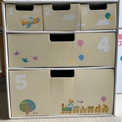 3段ボックス　ベビー・キッズ　段ボール