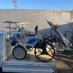 引取限定 イセキ 5条植え 田植機 PQ5 さなえ 田植え機 中古品の画像