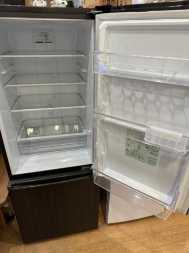 【1】AQUA 2022年製 201L 2ドア 冷蔵庫 AQR-20E2 0401-23 