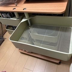 【お譲り】キャスター付ワゴン キャビネット シェルフの画像