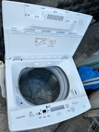 TOSHIBA 洗濯機4.5k 取引中ですステンレスドラム