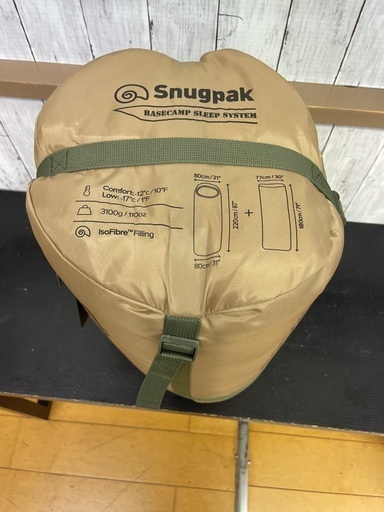 【新品】Snugpak  スリーピングバッグ