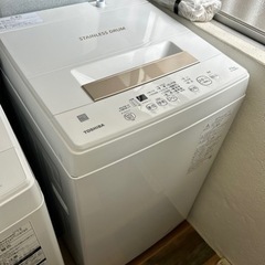 TOSHIBA 洗濯機4.5kステンレスドラム
