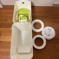 におわなくてポイ（除菌済）　未使用の専用カセット2個付きの画像
