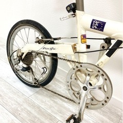 プジョー 8段変速 折りたたみ自転車 ①の画像