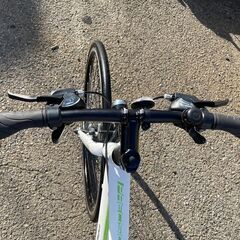 PRECISION SPORTS　27インチ クロスバイク　変速24スピード　ホワイトの画像