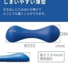 薄型なダンベル2kg × 2個セットの画像