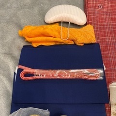 着物セット 👘  パターン③ 下駄 草履 帯 髪飾り 締め帯の画像