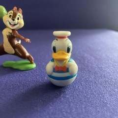 チップ クマのプーさん ドナルドダック フィギュアの画像