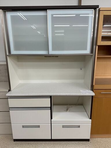 ★ジモティ割あり★ ニトリ レンジボード 白 H193×D50×W120 クリーニング済み TJ5083
