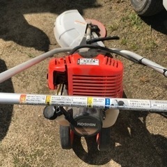 KOSHIN 工進 EBC-35C エンジン草刈機 手押し式 草刈り機 4-STROKE 4サイクル 引取歓迎 の画像