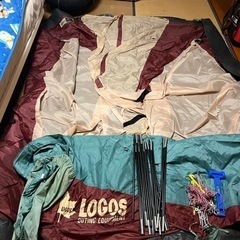 キャンプ用品　テントタープコンロ