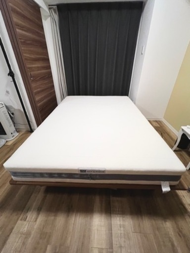 エアウィーヴダブルマットレス&無印フレーム