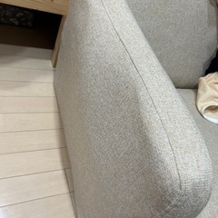 家具 椅子 ソファ　コンパクトローソファベッドの画像