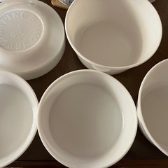値下げ　生活雑貨 食器 プレート白セットの画像