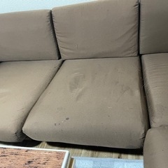 L字ソファーの画像