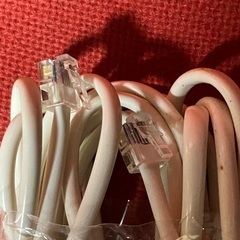 電話機用コード、6芯　3メートルの画像
