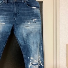 ディーゼル　ダメージデニムパンツの画像