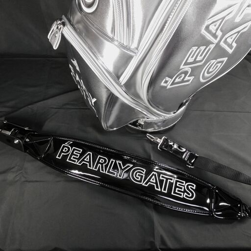 ◎パーリーゲイツ◎キャディバッグ◎シルバー◎9型◎カートタイプ