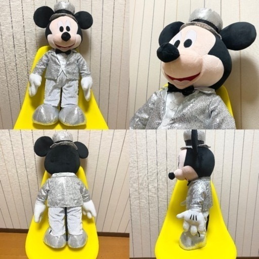 ディズニープラチナオーナメントくじ2023ラストワン賞ミッキーぬいぐるみ