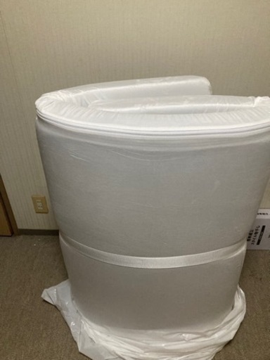 モットン マットレス/280N(ハード)固め　新品カバー付き