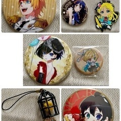 【缶バッチ、キーホルダー】人気キャラいろいろ