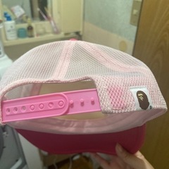 A bathing ape BAPE STA ピンク キャップの画像