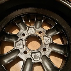 値下げしました。ワタナベホイール　
旧車ホイールの画像