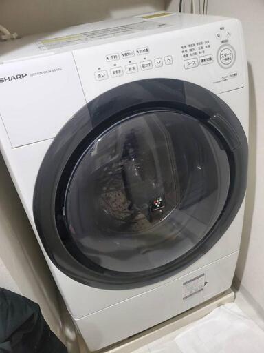【お値下げ】洗濯機 SHARP ジャストサイズドラム ドラム式洗濯機